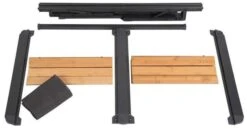 Camp4 Bambustisch Mit Ablagenetz, 110x70x71cm -Campingausrüstung 61939 1