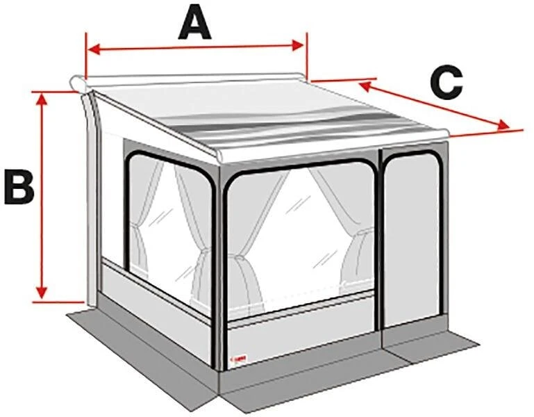Fiamma Privacy Room F65/F80 Markisenvorzelt, 300cm, Fiat Ducato (H2) Ab Bj. 2006 - Version 2022 4 Fiamma Privacy Room F65/F80 Markisenvorzelt, 300cm, Fiat Ducato (H2) Ab Bj. 2006 - Version 2022 – Bild 2