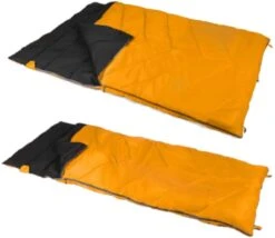Kampa Garda TOG 4 Schlafsack, Gelb/schwarz