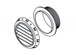 Webasto D90 Luftausströmer, Grau