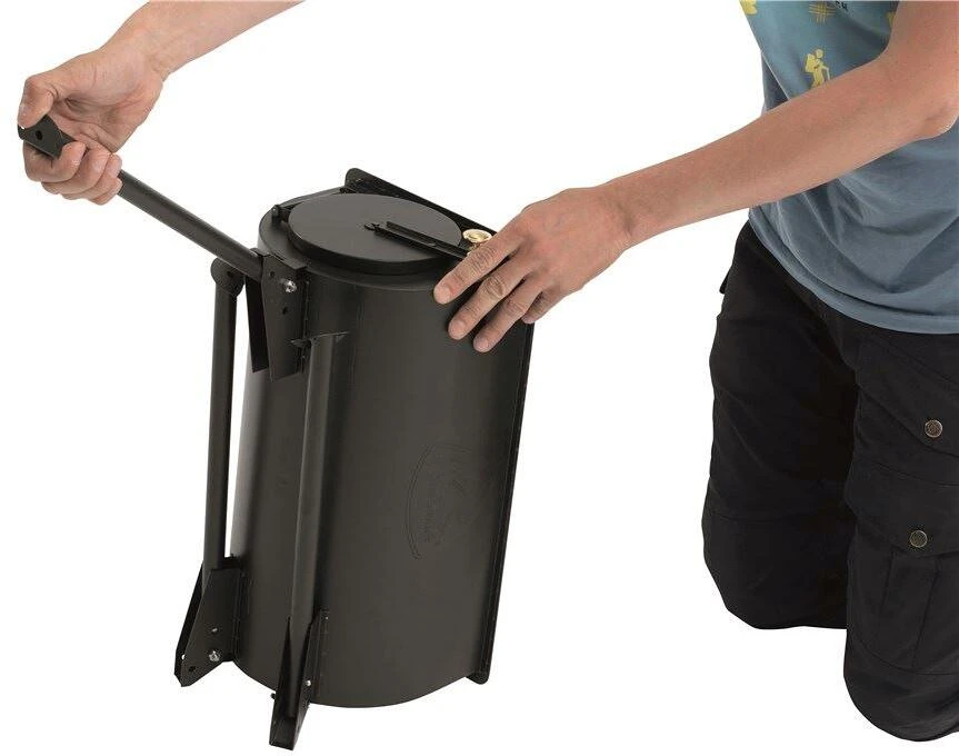 Robens Denali Zeltofen, 355cm, Stahl, Schwarz 6 Robens Denali Zeltofen, 355cm, Stahl, Schwarz – Bild 4