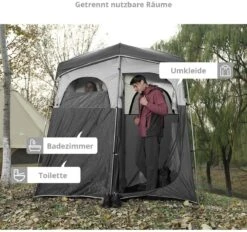 KingCamp Marasusa II Multifunktionszelt, 2-Personen, 213x106x210cm -Campingausrüstung 6440 5