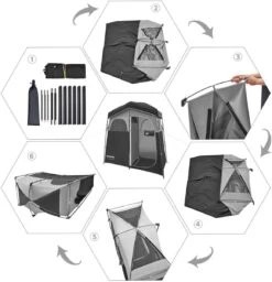 KingCamp Marasusa II Multifunktionszelt, 2-Personen, 213x106x210cm -Campingausrüstung 6440 6