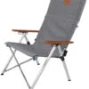 Holiday Travel Joplin Luxus Faltstuhl, Grau-meliert -Campingausrüstung 65147 0