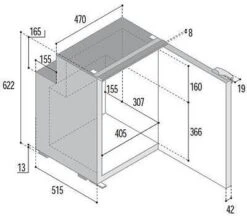 Vitrifrigo C90i Kompressor-Kühlschrank, 12/24V, 90L, Mit Gefrierfach 11 Vitrifrigo C90i Kompressor-Kühlschrank, 12/24V, 90L, Mit Gefrierfach -Campingausrüstung 6572 4