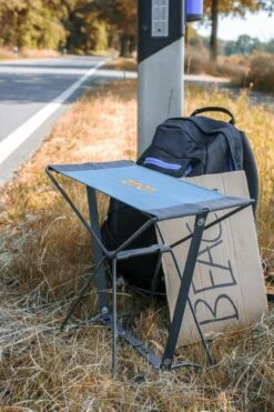 Uquip Fancy Falthocker, Petrol/grey -Campingausrüstung 66312 4