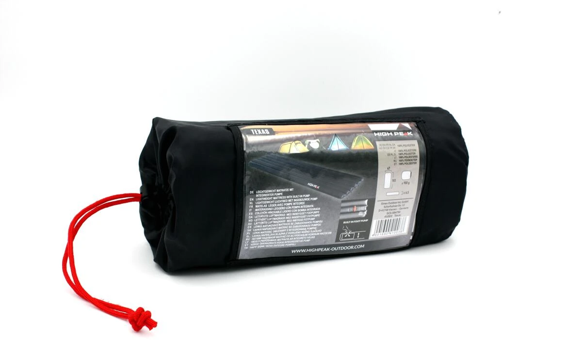 High Peak Texas Leichtgewichtsmatratze, 183x47x6,5cm, Dunkelgrau 4 High Peak Texas Leichtgewichtsmatratze, 183x47x6,5cm, Dunkelgrau – Bild 2