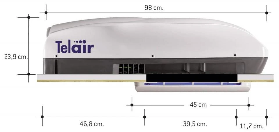 Telair Silent Plus Klimaanlage, Mit Wärmefunktion 4 Telair Silent Plus Klimaanlage, Mit Wärmefunktion – Bild 2