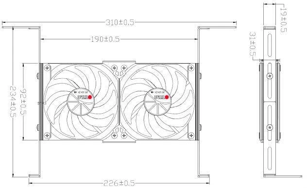 Titan SC09 Kühlschrank-Doppellüfter 5 Titan SC09 Kühlschrank-Doppellüfter – Bild 3