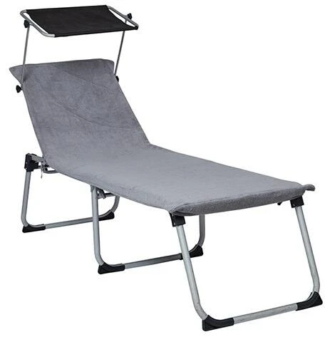 Isabella Handtuch Für Sonnenliege, Grau 3 Isabella Handtuch Für Sonnenliege, Grau