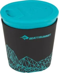Sea To Summit DeltaLight Camp Set 2.2, 6-teilig(2 Becher, 2 Schüsseln, 2 Besteck Sets), Blau/grau -Campingausrüstung 70727 4