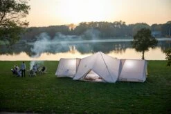 Nordisk Midgard 20 Geodätzelt, 10-Personen, 450x450cm, Natural -Campingausrüstung 71416 4