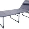 Crespo Natur Elegant Dreibeinliege AP/363-NE, 68x205x109cm, Grau -Campingausrüstung 71466 0