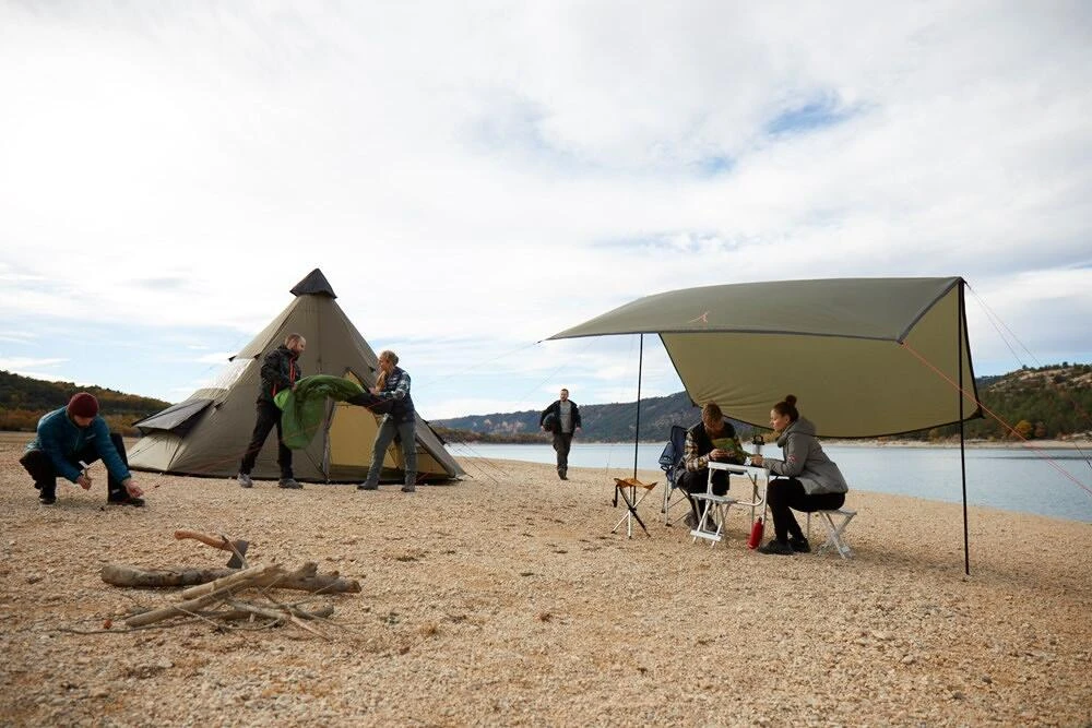 Grand Canyon Zuni 3 Tarp, 300x300 Cm, Capulet Olive 4 Grand Canyon Zuni 3 Tarp, 300x300 Cm, Capulet Olive – Bild 2