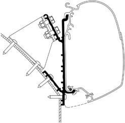 Thule Omnistor 5200 Adapter Für Knaus Deseo 2019 -Campingausrüstung 72865 1