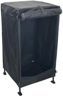 Crespo AP-102 Faltschrank, 54x52x104cm, Schwarz