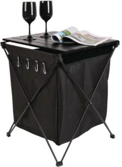 Camp4 Hugo Beistelltisch, Schwarz -Campingausrüstung 75285 0 1