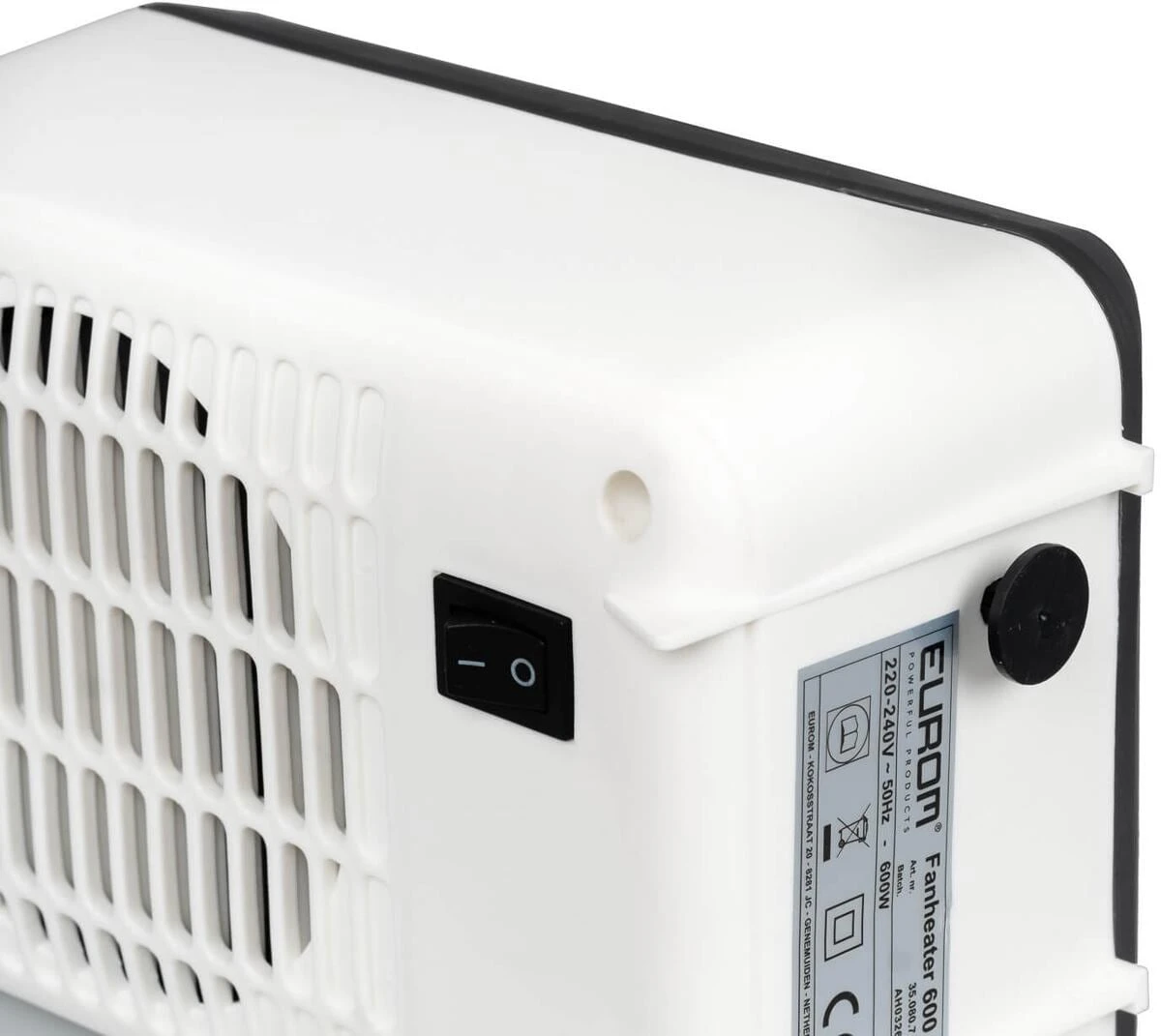 Eurom Fanheater 600 Heizlüfter, 230V, 600W 5 Eurom Fanheater 600 Heizlüfter, 230V, 600W – Bild 3
