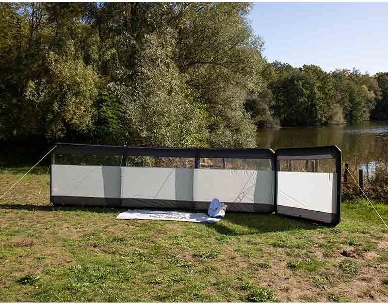 Reimo Hooge Air 480 Windschutz, 480x140cm, Granit/schwarz 3 Reimo Hooge Air 480 Windschutz, 480x140cm, Granit/schwarz