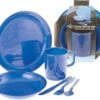 360° Degrees Camp Dinner Geschirr-Set, 6-teilig, Blau -Campingausrüstung 76807 0