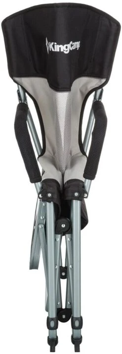 KingCamp Faltbarer Regiestuhl Mit Seitentisch Schwarz/grau 21 KingCamp Faltbarer Regiestuhl Mit Seitentisch Schwarz/grau -Campingausrüstung 76999 7