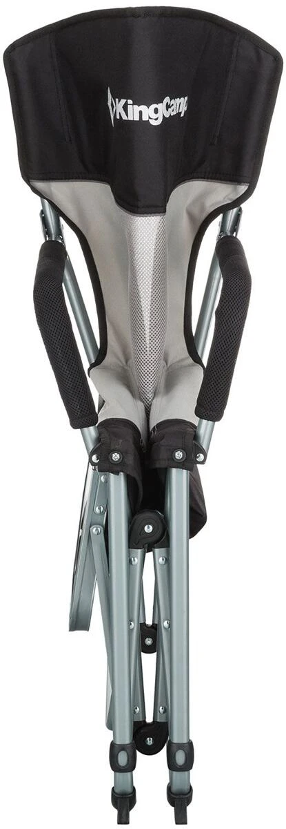 KingCamp Faltbarer Regiestuhl Mit Seitentisch Schwarz/grau 10 KingCamp Faltbarer Regiestuhl Mit Seitentisch Schwarz/grau – Bild 8