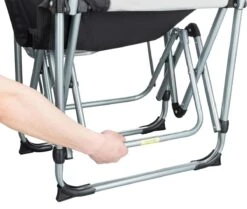 KingCamp Faltbarer Regiestuhl Mit Seitentisch Schwarz/grau 22 KingCamp Faltbarer Regiestuhl Mit Seitentisch Schwarz/grau -Campingausrüstung 76999 8