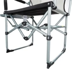 KingCamp Faltbarer Regiestuhl Mit Seitentisch Schwarz/grau 23 KingCamp Faltbarer Regiestuhl Mit Seitentisch Schwarz/grau -Campingausrüstung 76999 9