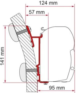 Fiamma F45 Adapter Für Hymer S-E Klasse