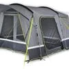 High Peak Riva 2.0 Bus-Vorzelt, 320x365cm, Hellgrau-dunkelgrau-lime -Campingausrüstung 81514 0