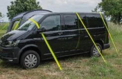 High Peak Riva 2.0 Bus-Vorzelt, 320x365cm, Hellgrau-dunkelgrau-lime -Campingausrüstung 81514 7