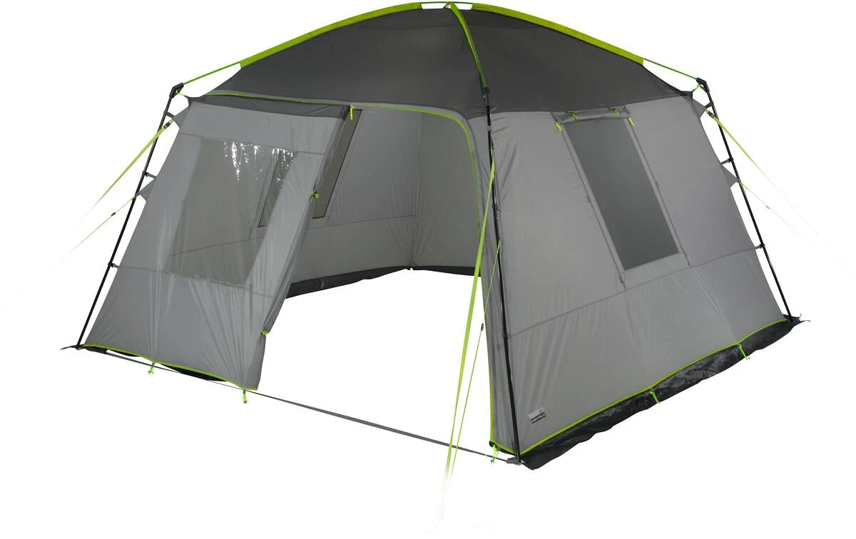 High Peak Cabana Pavillon, 3,5x3,5m, Hellgrau-dunkelgrau-lime 3 High Peak Cabana Pavillon, 3,5x3,5m, Hellgrau-dunkelgrau-lime