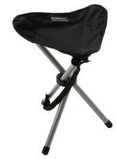 Regatta Ternio Tripod Campinghocker, Schwarz