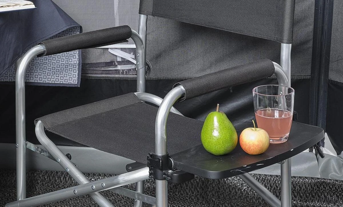 Isabella Seitenablage Für Regiestuhl, Schwarz 4 Isabella Seitenablage Für Regiestuhl, Schwarz – Bild 2