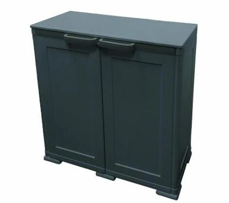 Isabella Campingschrank, Kunststoff, 2-türig, Grau 3 Isabella Campingschrank, Kunststoff, 2-türig, Grau