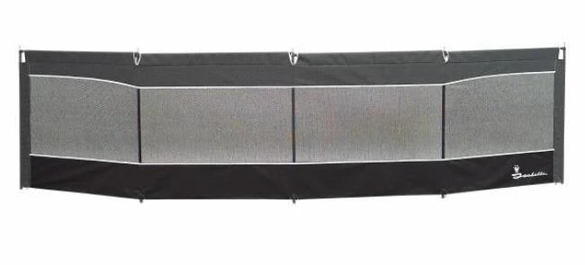 Isabella Windschutz Ventus, 4-teilig, 460x110cm, Granite 3 Isabella Windschutz Ventus, 4-teilig, 460x110cm, Granite