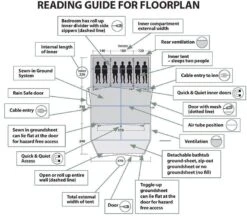 Outwell Windschutz Air, 800x140cm, Grau -Campingausrüstung 81922 0 3