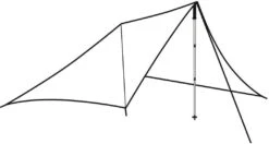 Robens Odyssey Wing Tarp, 240x280x320cm, Grün -Campingausrüstung 82027 6