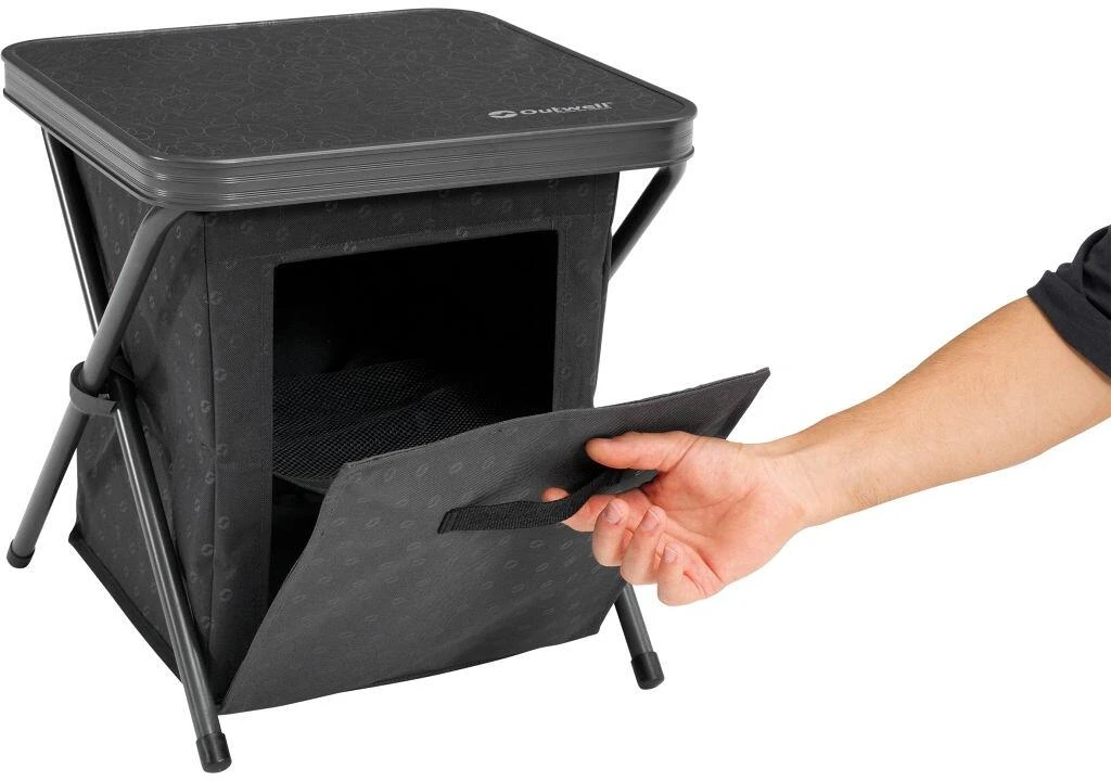 Outwell Cayon Faltschrank, 42x42x45cm, Grau 4 Outwell Cayon Faltschrank, 42x42x45cm, Grau – Bild 2