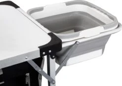 Brunner Chuck Box NG Küchenbox, 90x50xH82cm, Aluminiumrahmen, Schwarz/silber -Campingausrüstung 83281 2