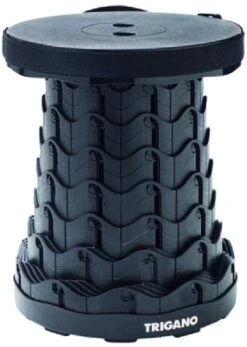 Trigano Teleskop-Campinghocker, Schwarz