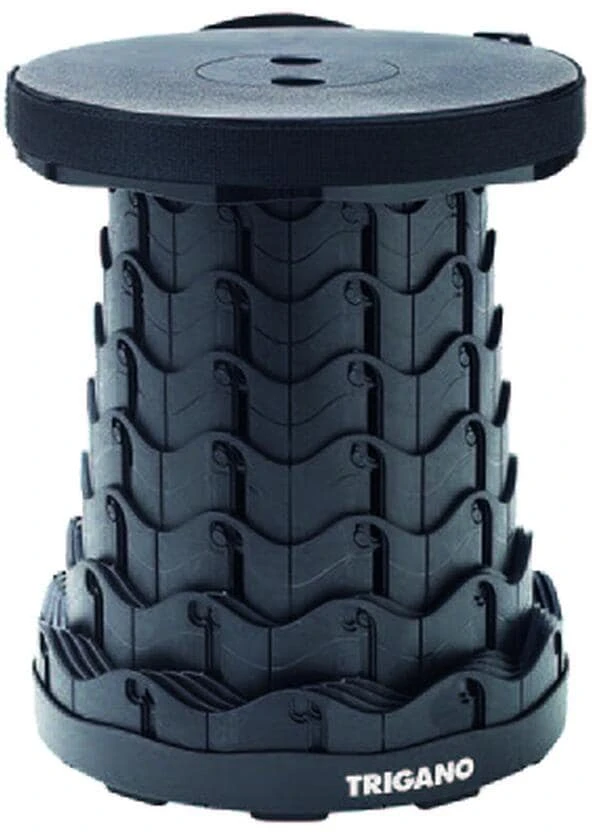 Trigano Teleskop-Campinghocker, Schwarz 3 Trigano Teleskop-Campinghocker, Schwarz