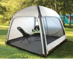 Reimo Seitenwand Mit Moskitonetz Für Pianosa Pavillon, 300x300cm, Hellgrau