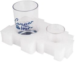 Camp4 Universal Glas- Und Tassenhalter, 17-teilig