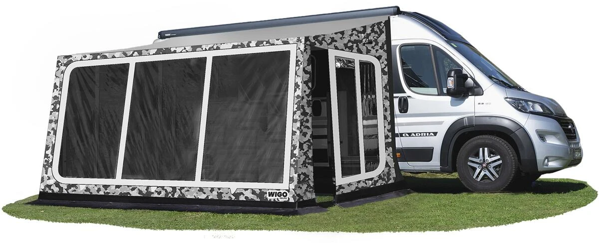 Wigo Camou XL Kastenwagen Vorzelt (Sonderedition), Alugestänge, 380x260cm 3 Wigo Camou XL Kastenwagen Vorzelt (Sonderedition), Alugestänge, 380x260cm