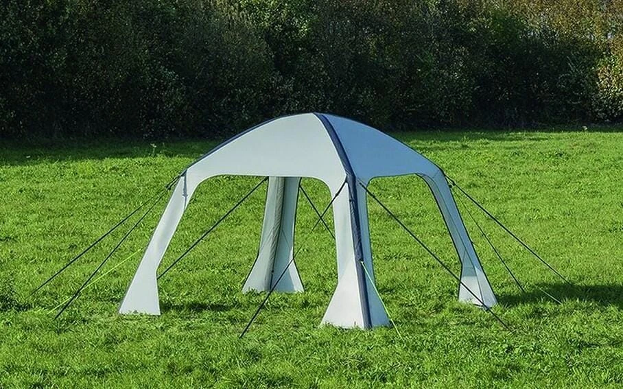 Pro Plus Luft-Pavillon, 365x365cm, Hellgrau/anthrazit 3 Pro Plus Luft-Pavillon, 365x365cm, Hellgrau/anthrazit