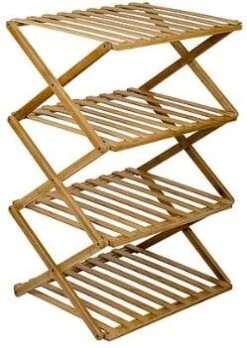 Bo-Camp Fitzroy Faltregal, Bambus, Braun