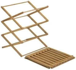 Bo-Camp Fitzroy Faltregal, Bambus, Braun -Campingausrüstung 86723 2
