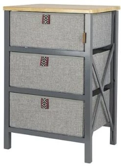 Bo-Camp Hamlets Faltschrank, Grau