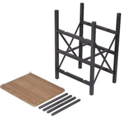 Bo-Camp Hamlets Faltschrank, Grau -Campingausrüstung 86726 3